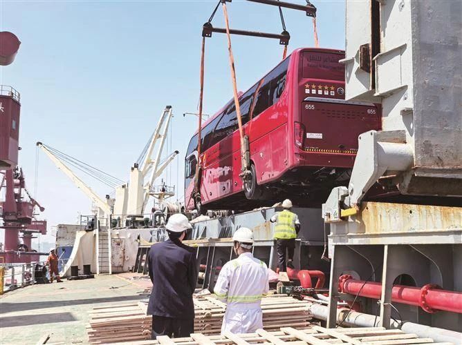 130辆“厦门造”客车出海 是中国客车企业今年海运出口沙特单批次最大单