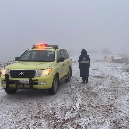沙特将遭遇今冬最强寒潮，多地或现霜冻、降雨及沙尘天气